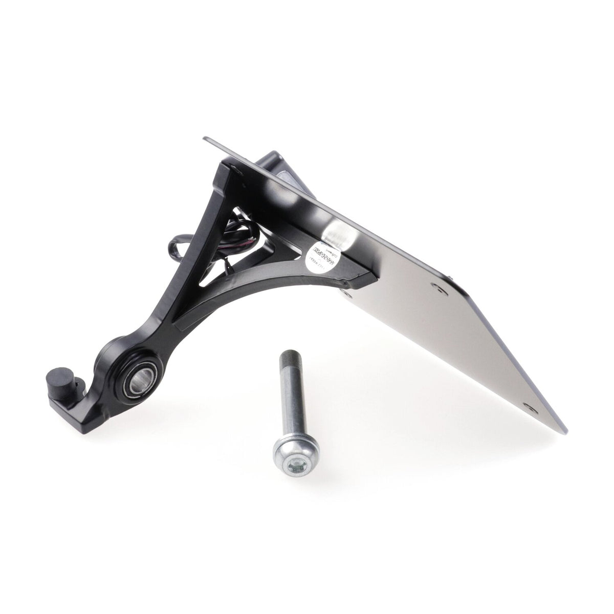 Cult-Werk, side mount license plate bracket, black. Italy