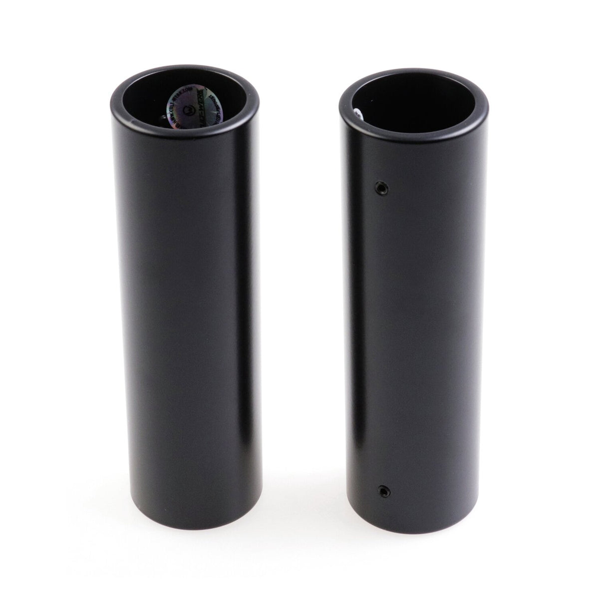 Cult-Werk, upper fork tube covers. Long. Black