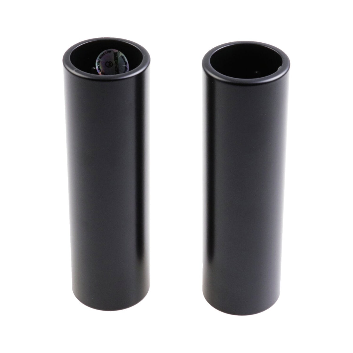Cult-Werk, upper fork tube covers. Long. Black