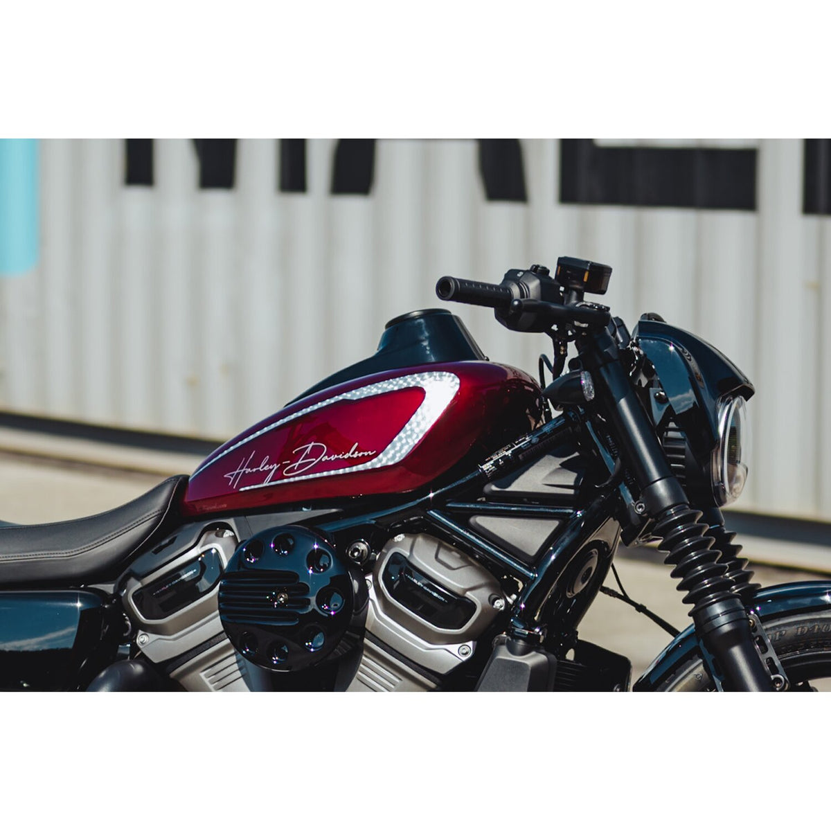 Cult-Werk, Nightster dash cover. Gloss black