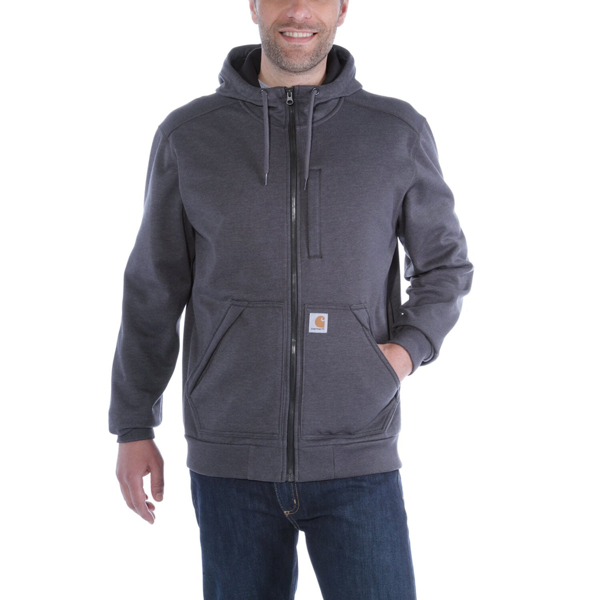 Carhartt Wind Fighter hooded sweatshirt carbon heather