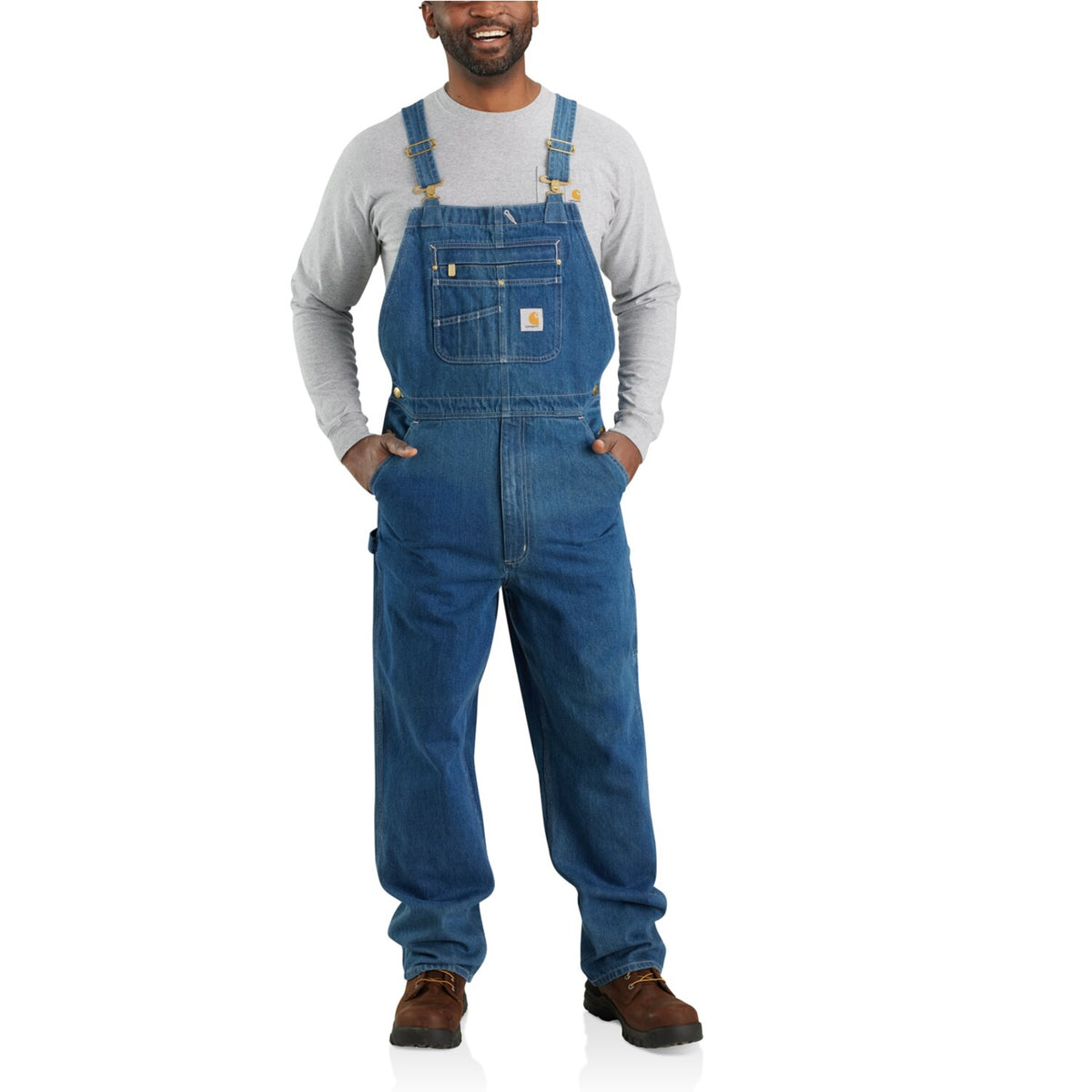 Carhartt Loose Fit bib overall darkstone