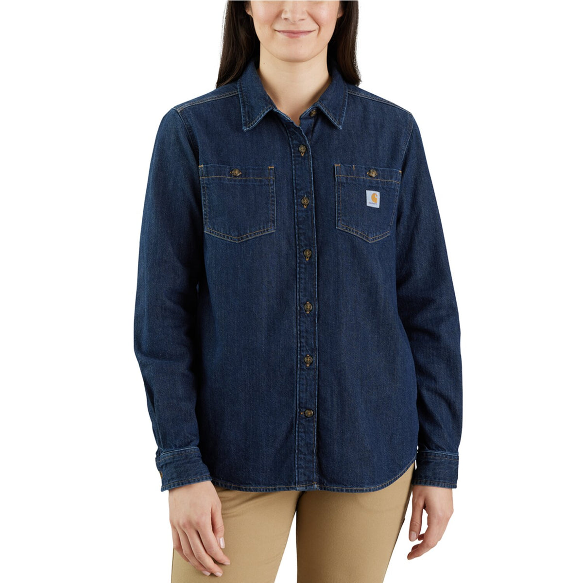 Carhartt Midweight female denim shirt