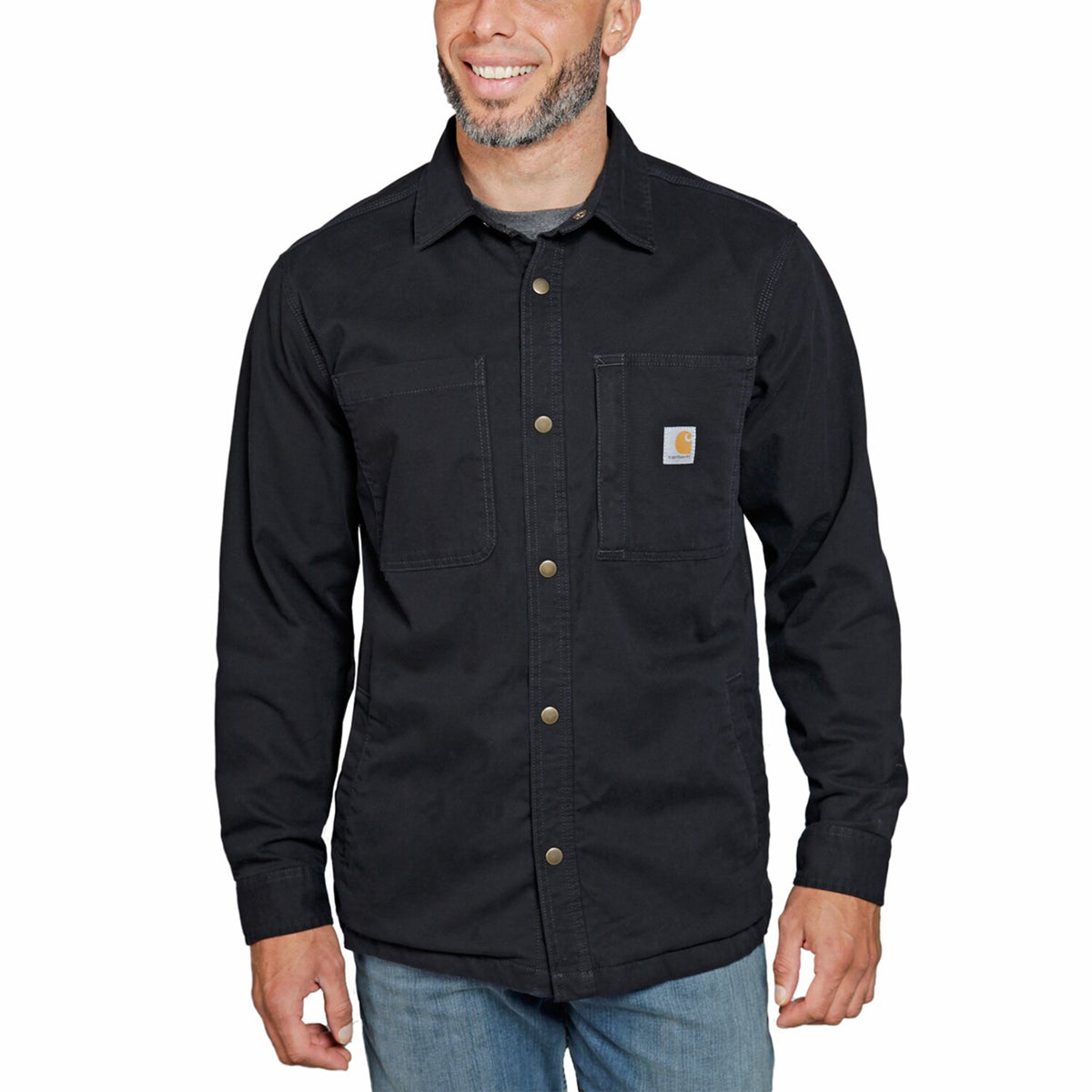 Carhartt Lined denim shirt jack black