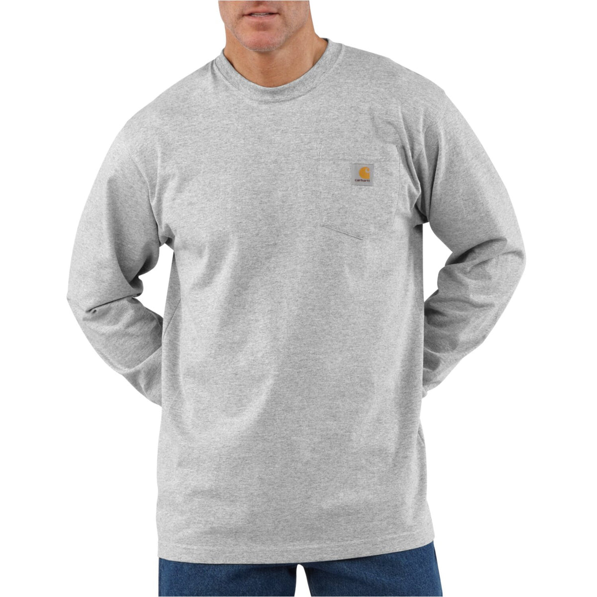 Carhartt Pocket long sleeve heather gray