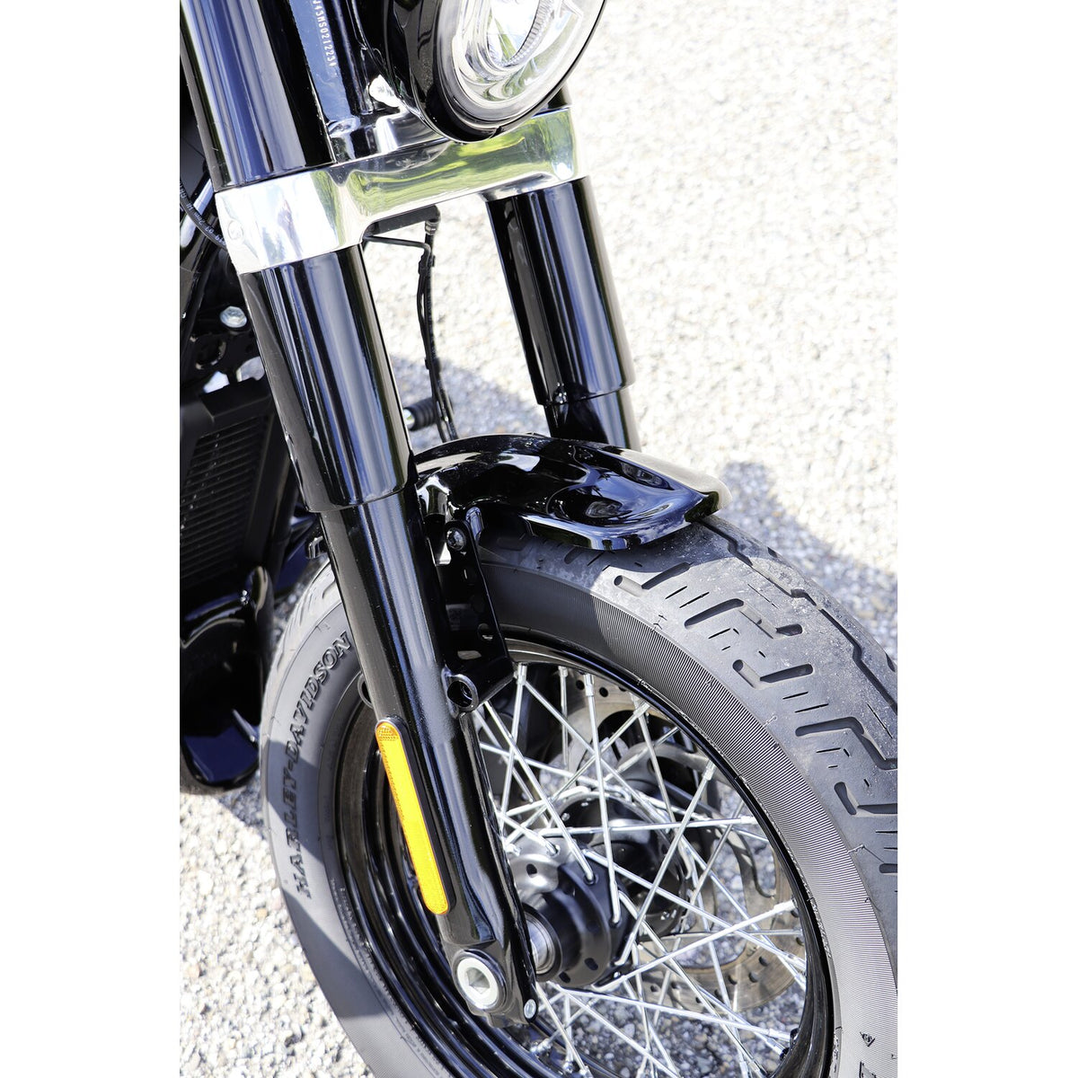 Cult-Werk, front fender 'Old School'. Gloss black