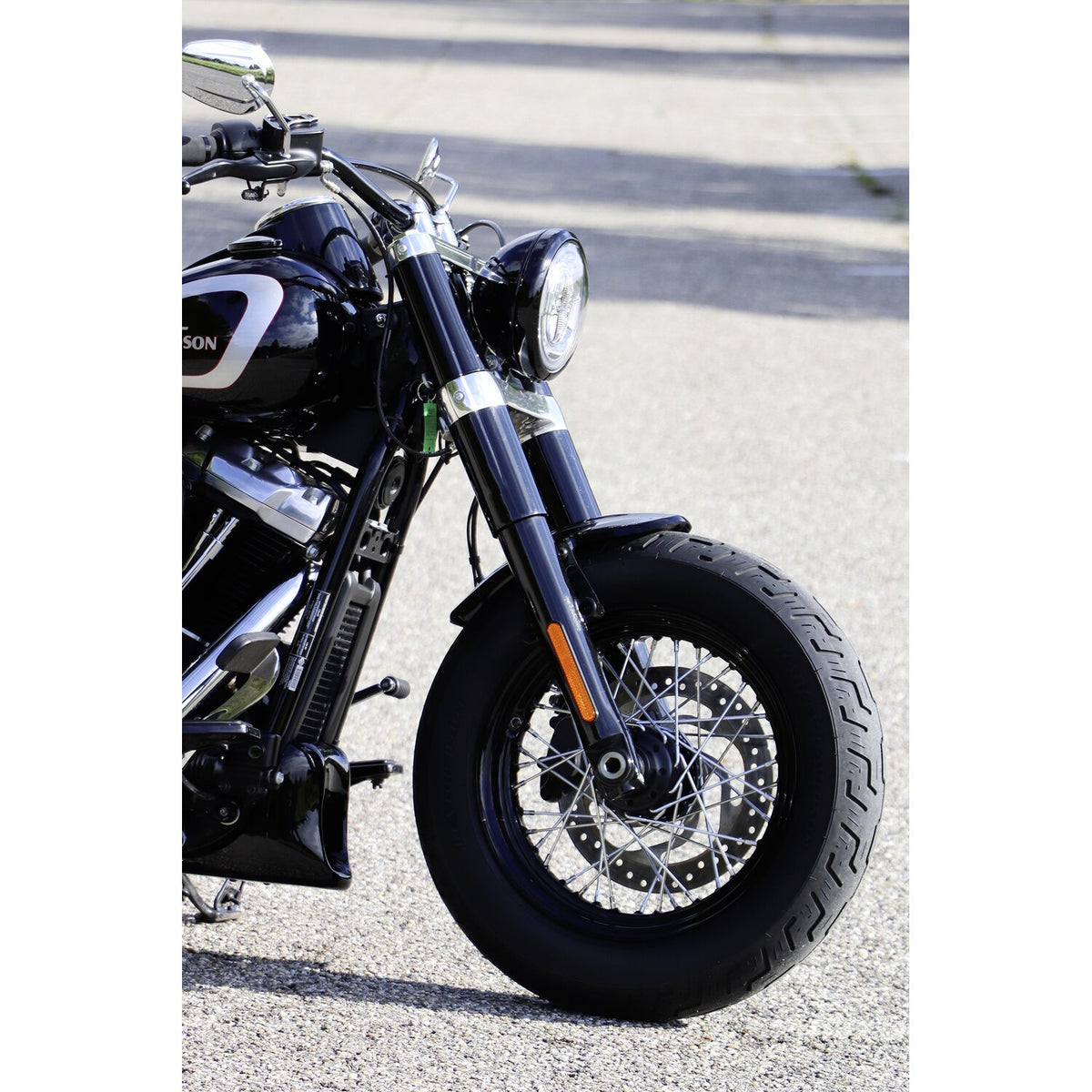 Cult-Werk, front fender 'Old School'. Gloss black