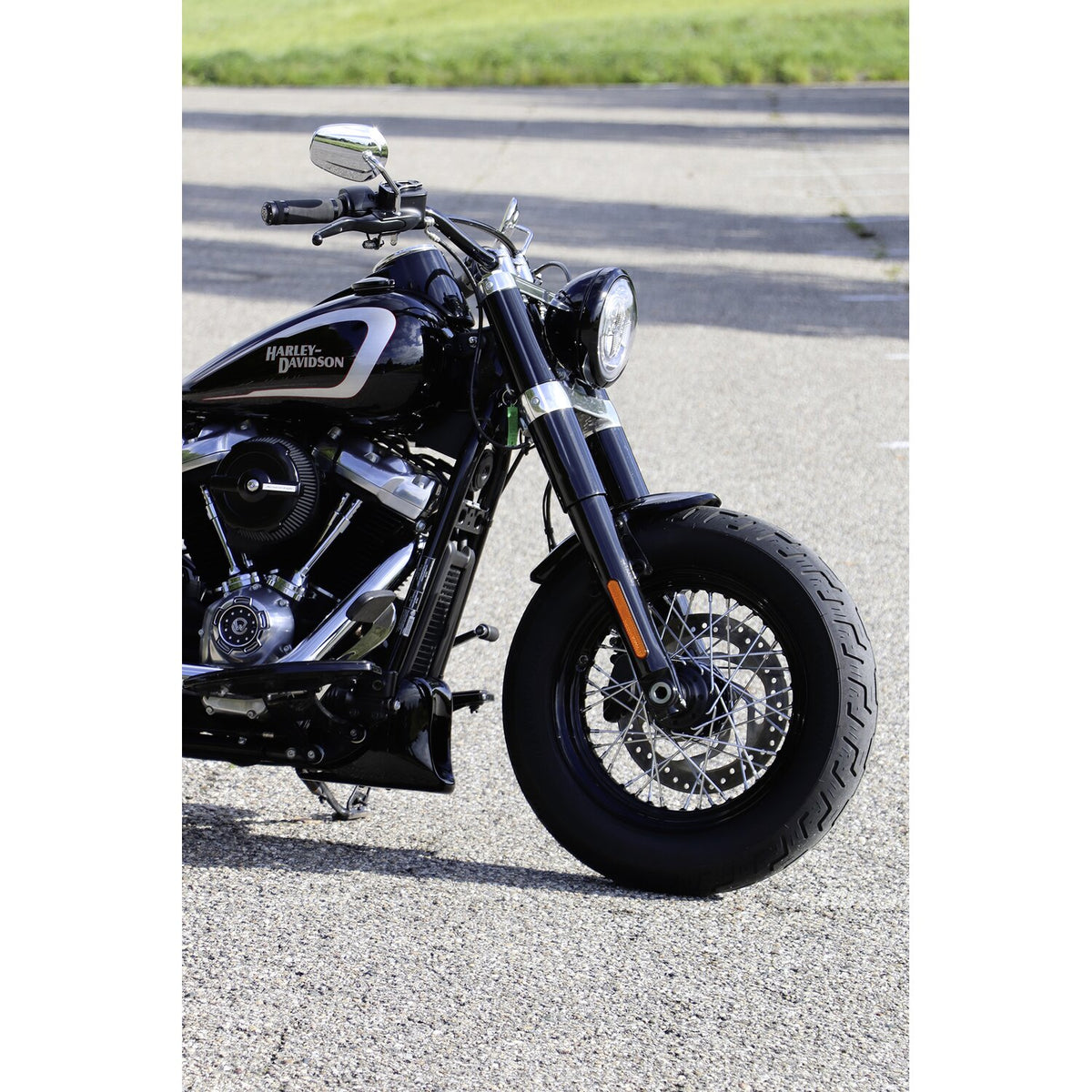 Cult-Werk, front fender 'Old School'. Gloss black