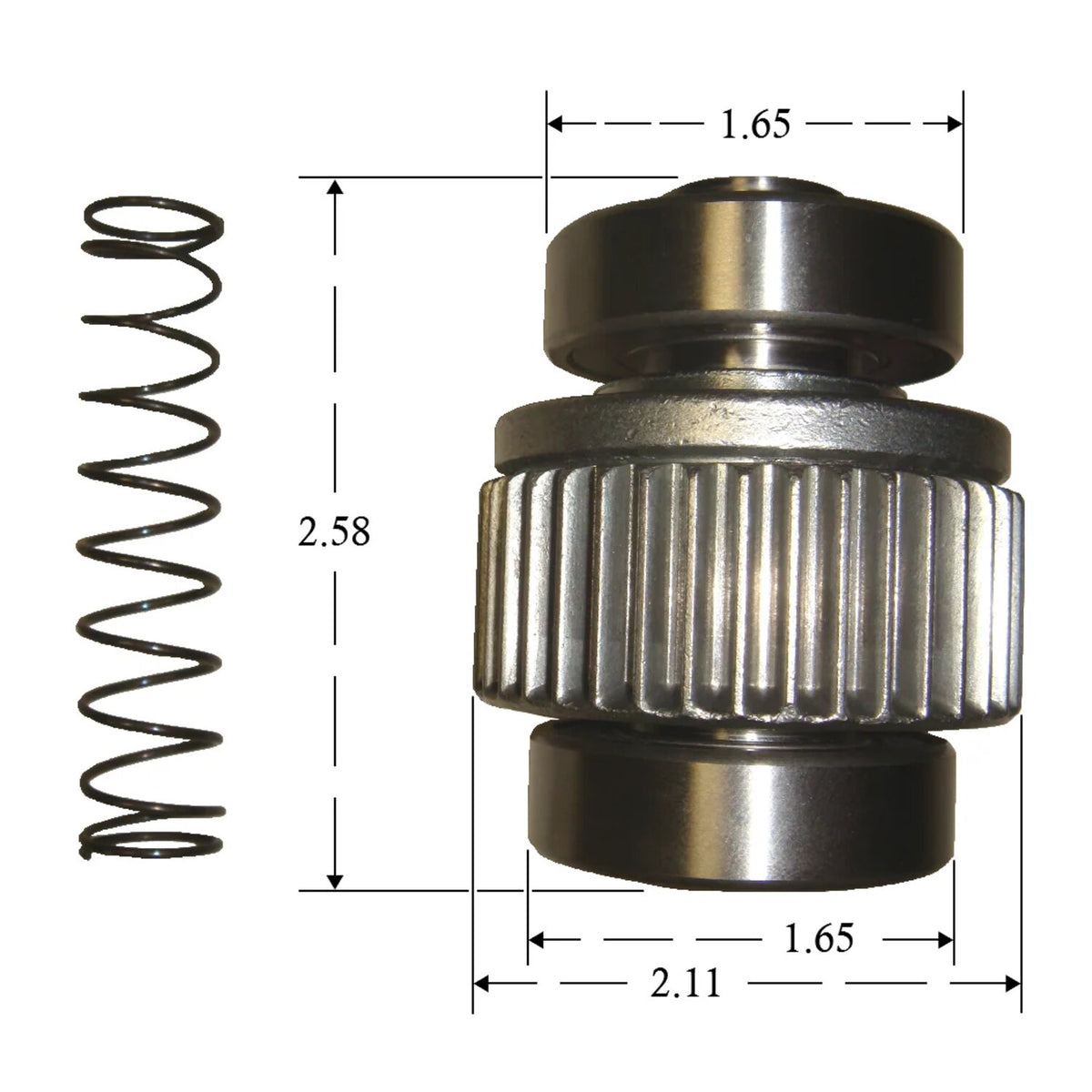 Spyke, starter clutch assembly 1.8/2.4KW