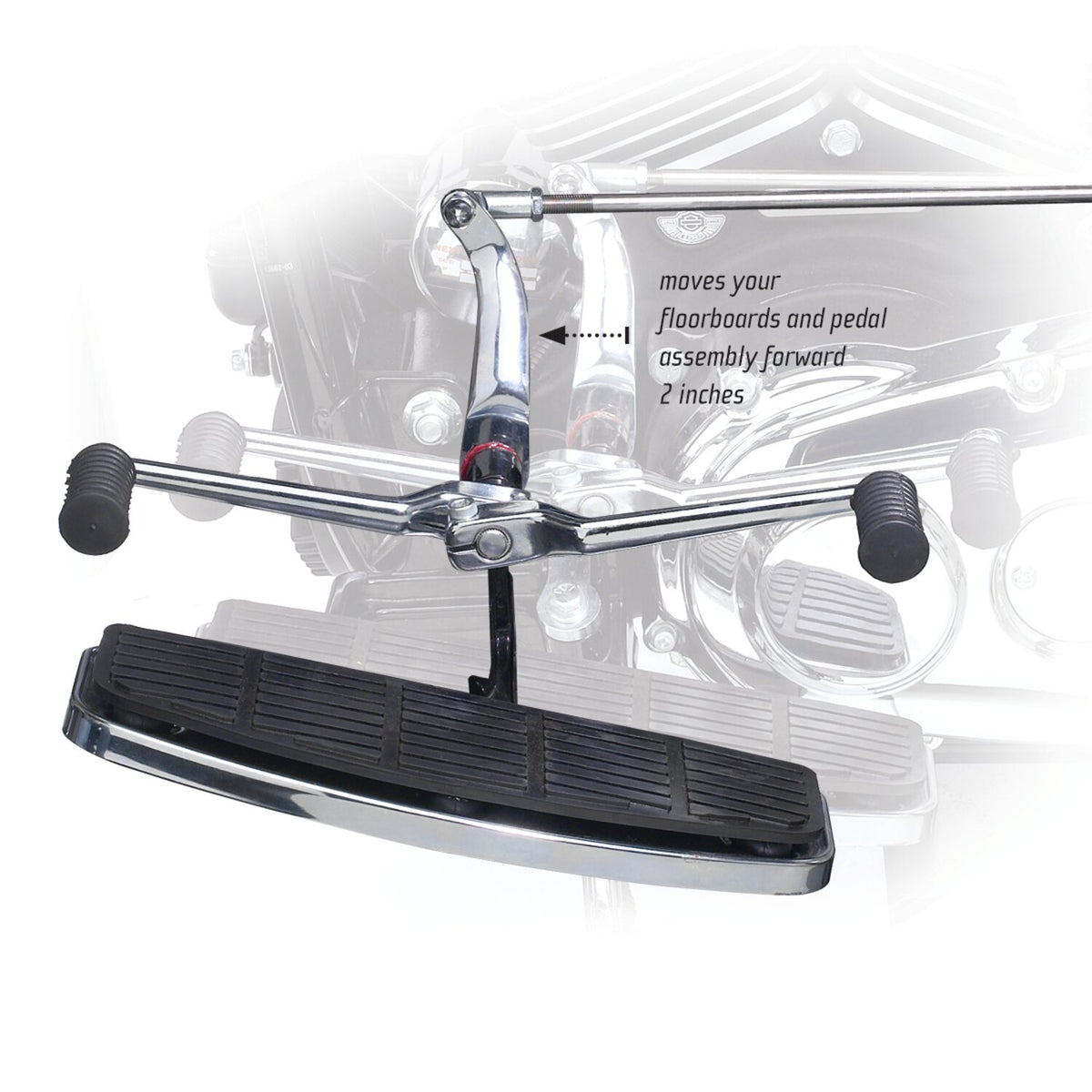Cycle Visions Go-Forward floorboard extension kit