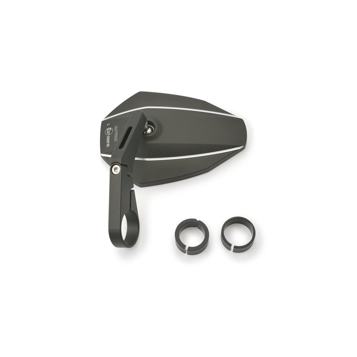 Daytona, bar end D-mirror. Number 7, short stem