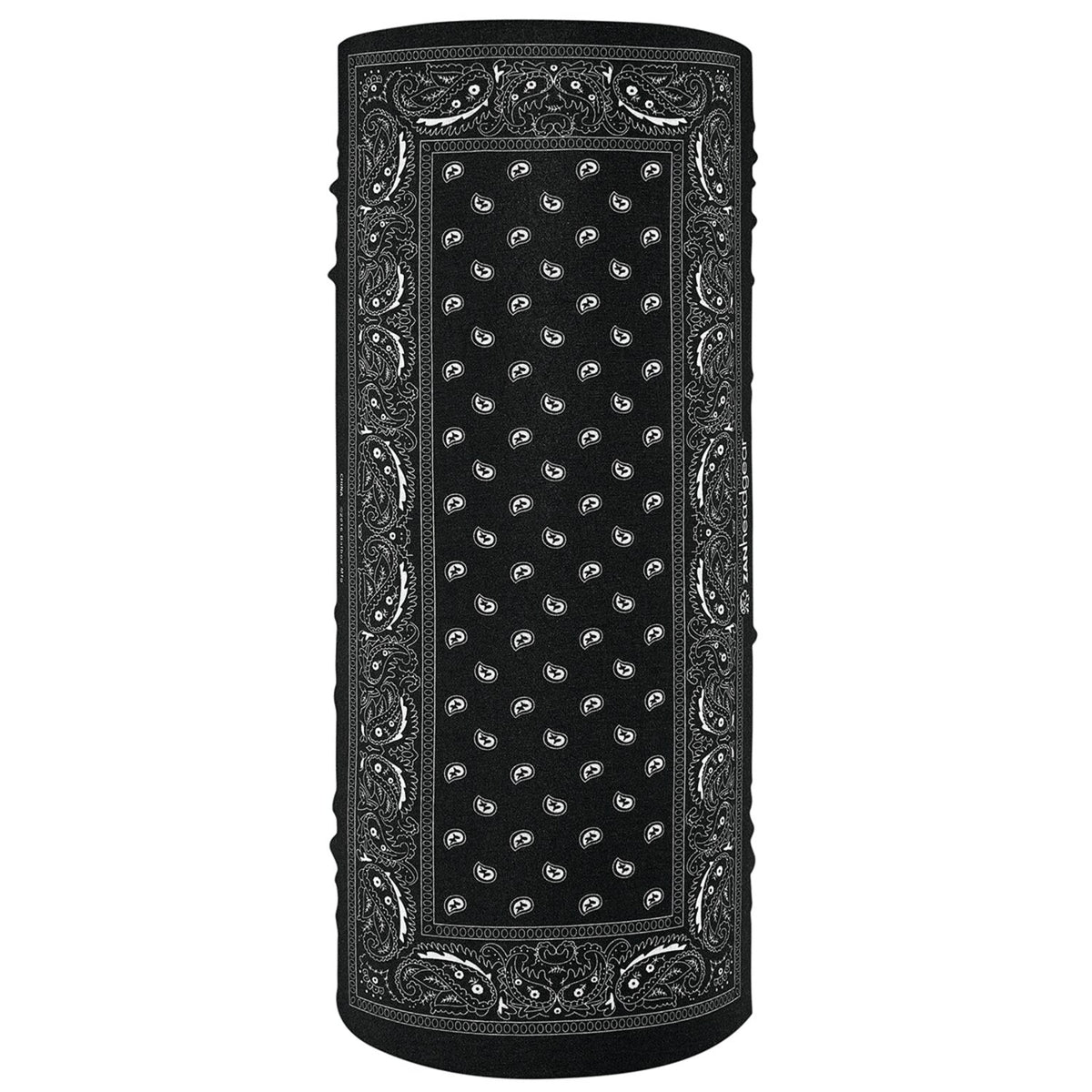 ZANheadgear Motley Tube polyester black paisley