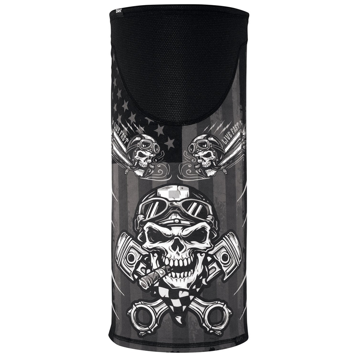 ZANheadgear Motley Tube windproof biker skull