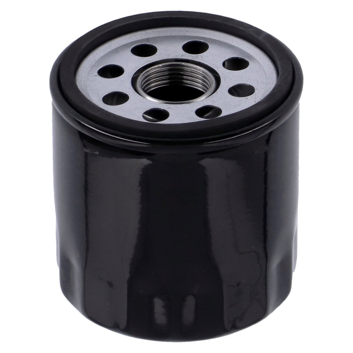 MCS, spin-on oil filter with top nut. Black