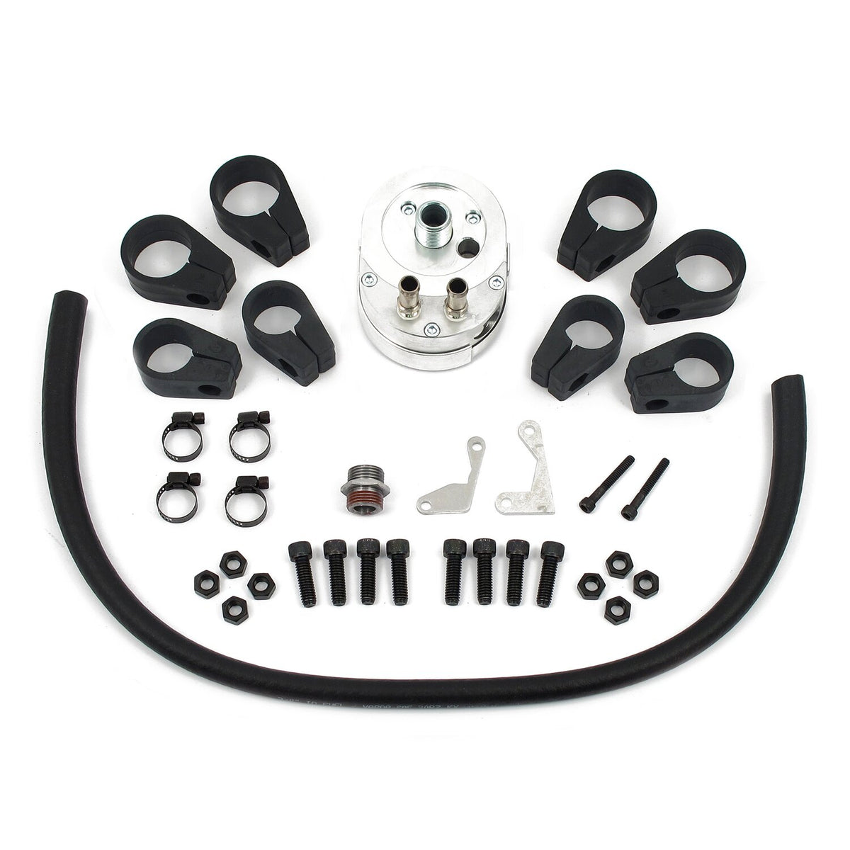 Jagg, oil cooler kit. Vertical mount, 6 row, Slimline