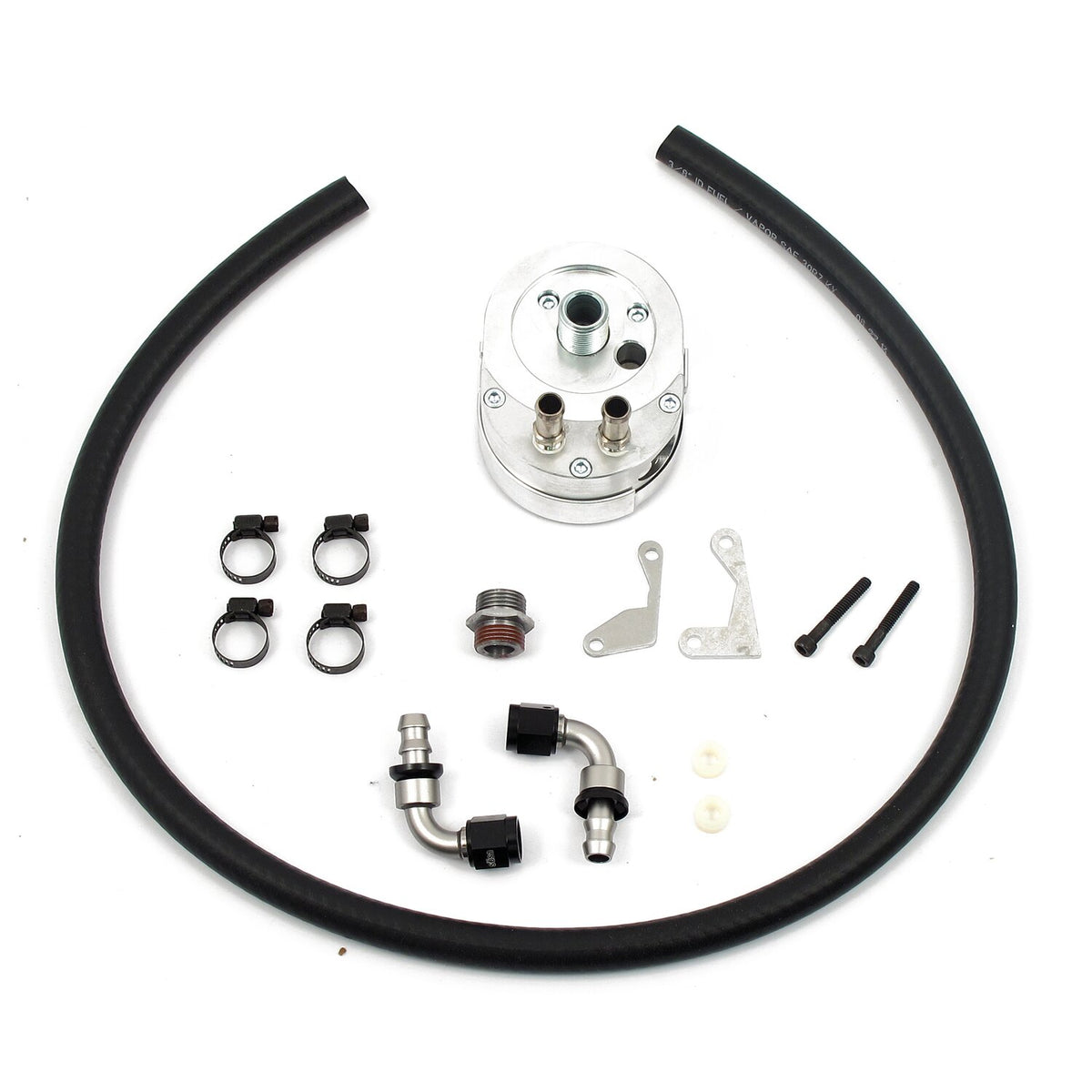 Jagg, oil cooler kit. Low mount - Horizontal - 10 row