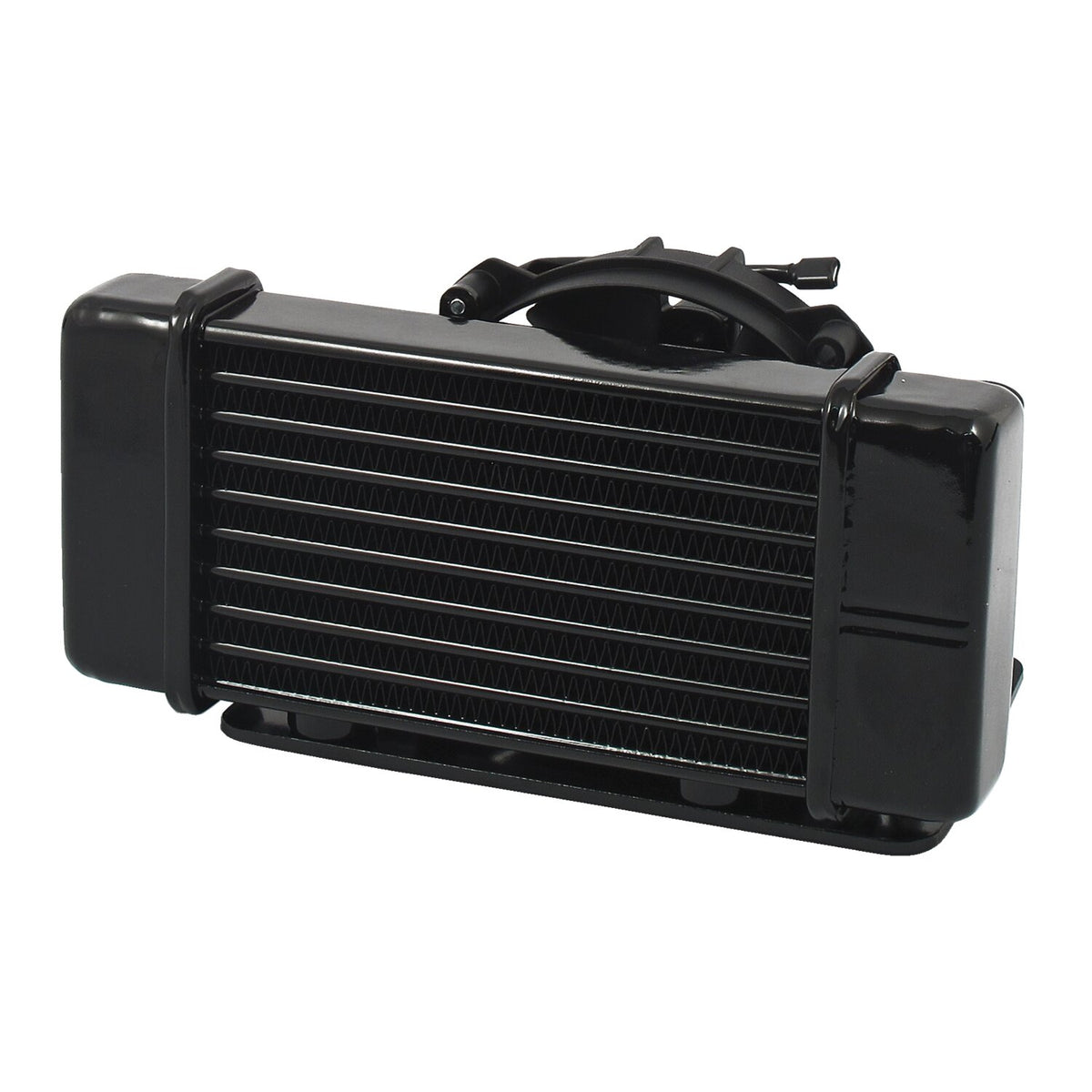 Jagg, oil cooler kit. Low mount - Horizontal - 10 row - Fan