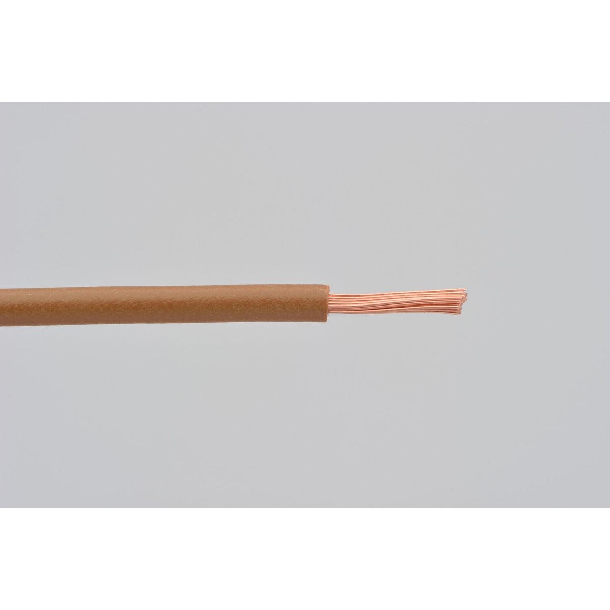Electrical wire. 2 meter 0.75sq. Brown