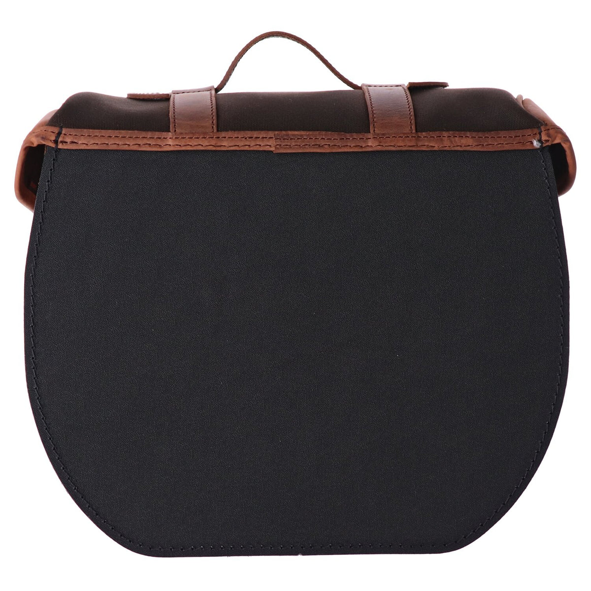 Longride, click-on Retro saddlebag waxed cotton. Khaki