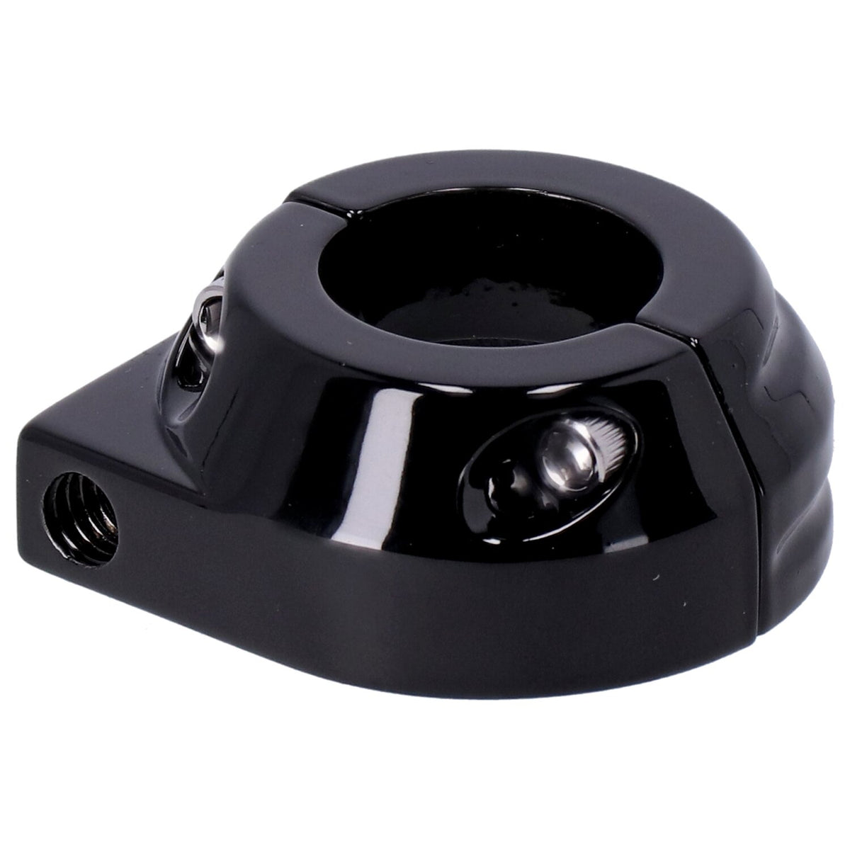 Custom throttle clamp, single cable. Black