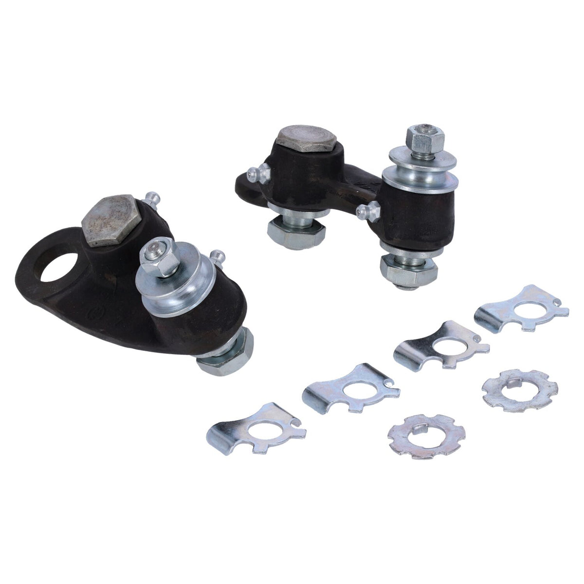 Replacement rocker set for STD to +12" Springer forks. Black