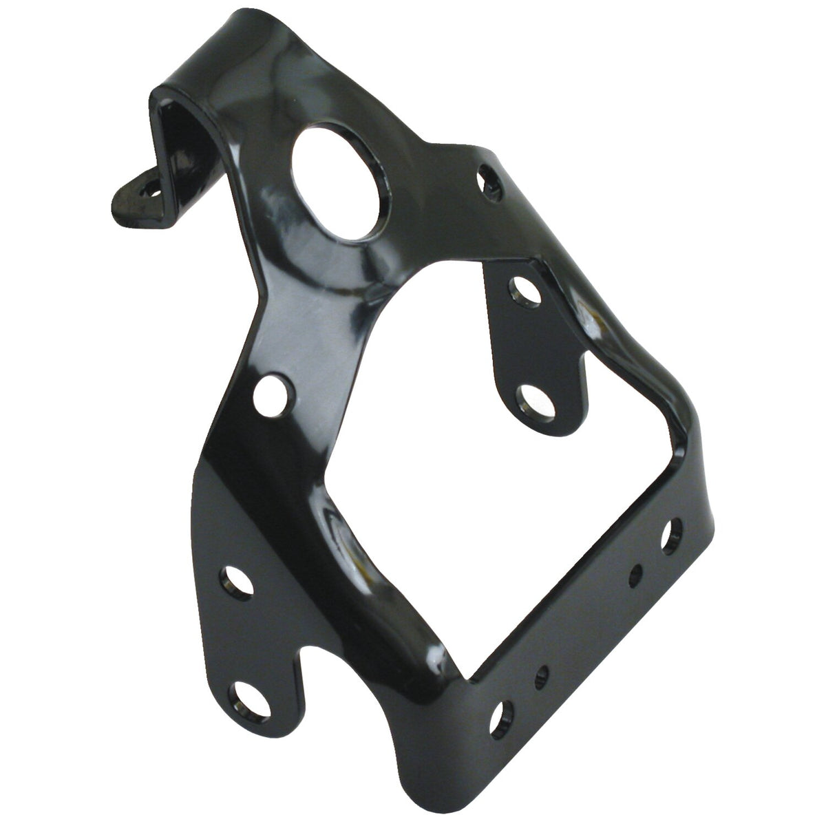 Springer headlamp & horn bracket. Black