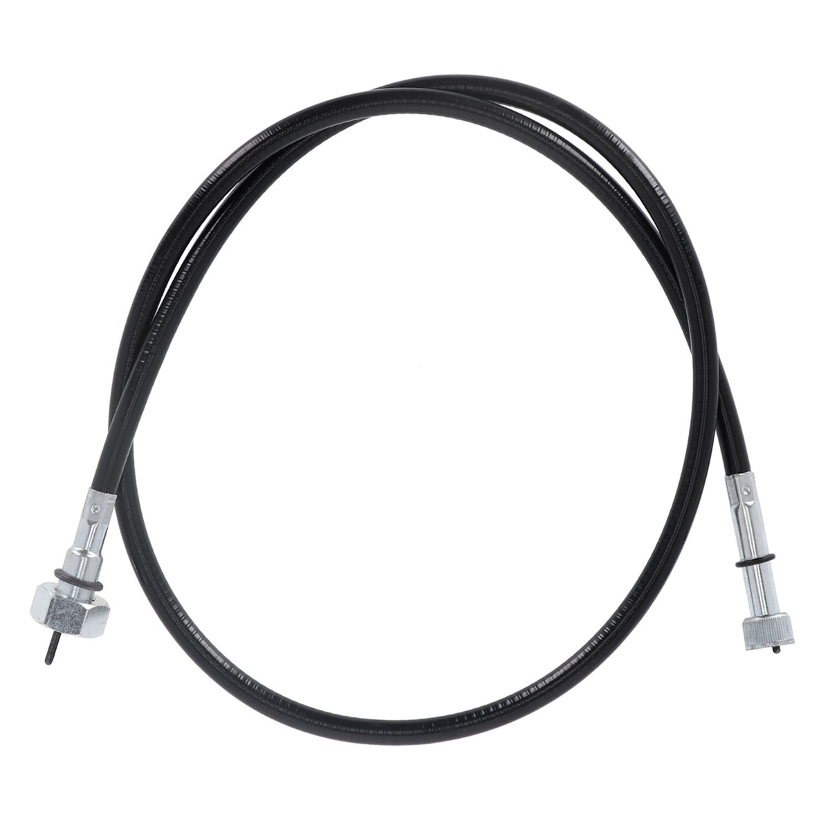 Speedo cable, rear wheel drive. Black Vinyl