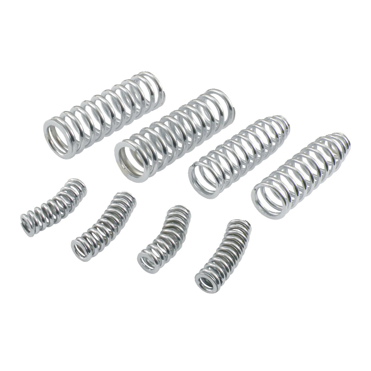Replacement 8-spring set for early Springer forks. Chrome
