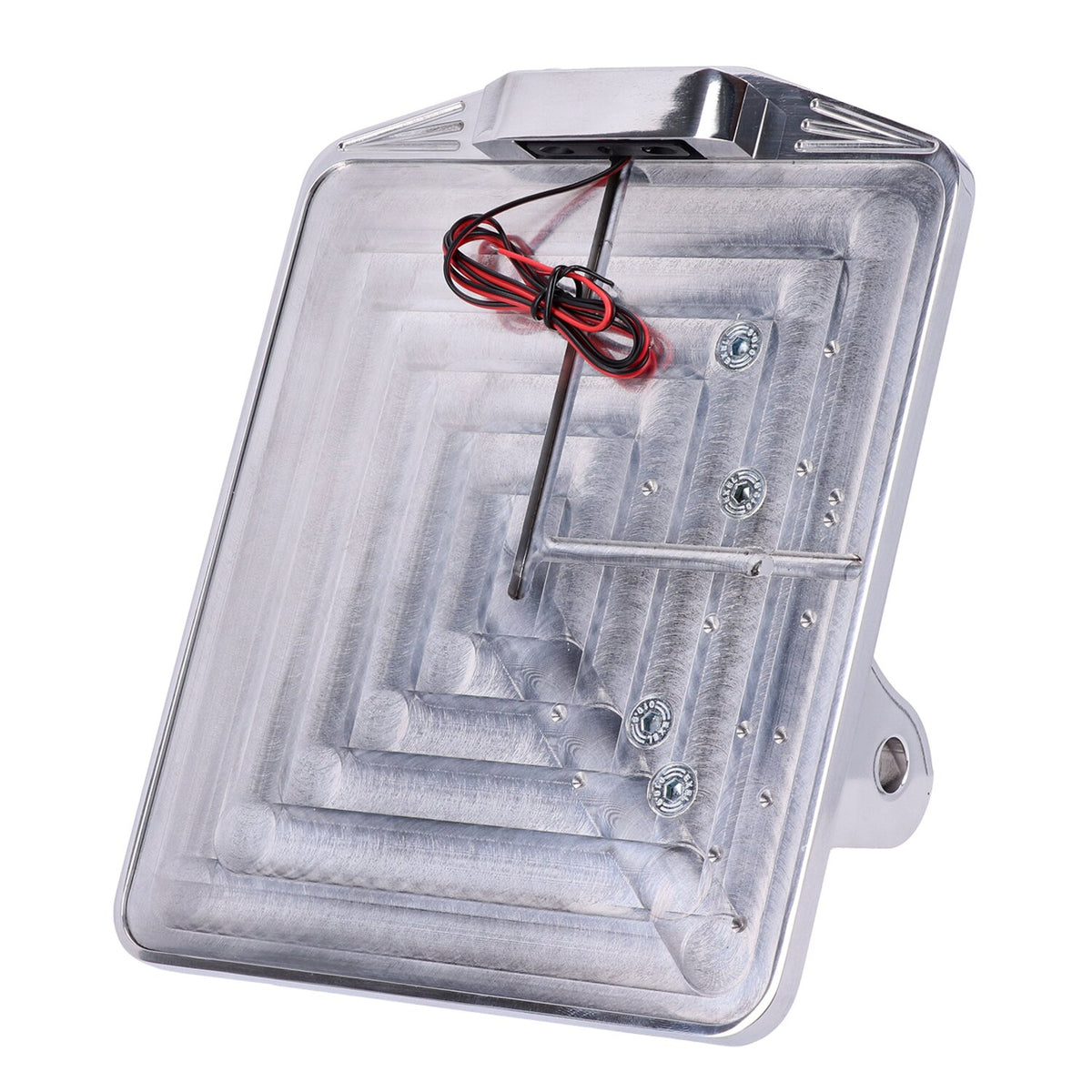 CPV, Dyna shock mount license plate bracket kit DE. Polished