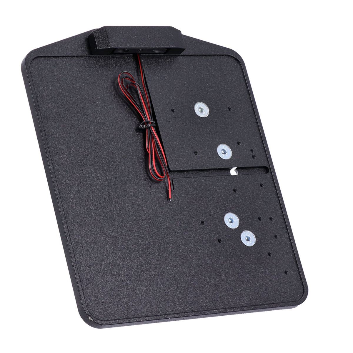 CPV, Dyna shock mount license plate bracket kit DE. Black