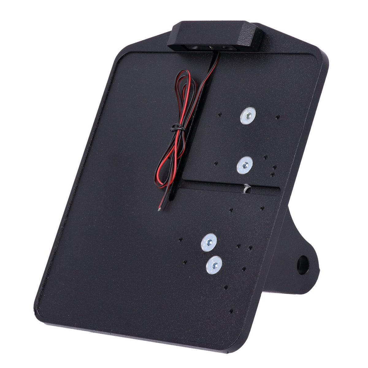 CPV, Dyna shock mount license plate bracket kit DE. Black