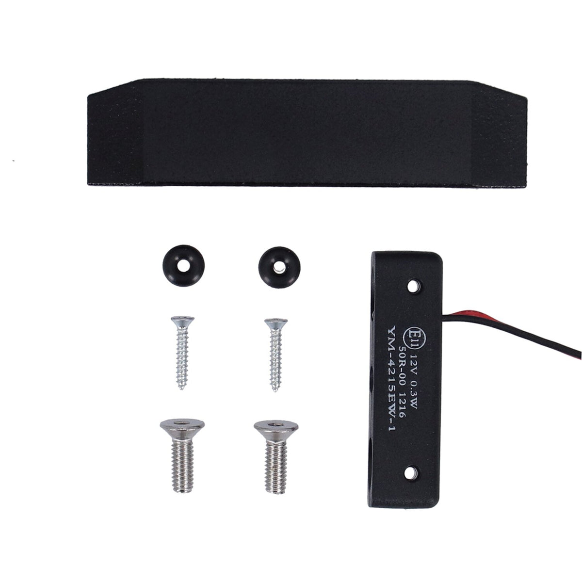 CPV, Micro-LED license plate light & housing. Black