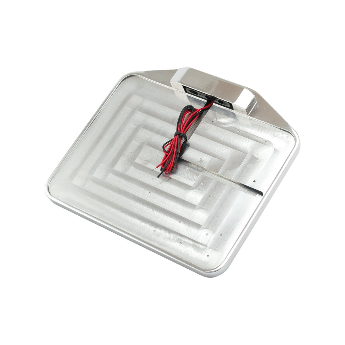 CPV, license plate holder only w/LED PlateLight FR. Polished