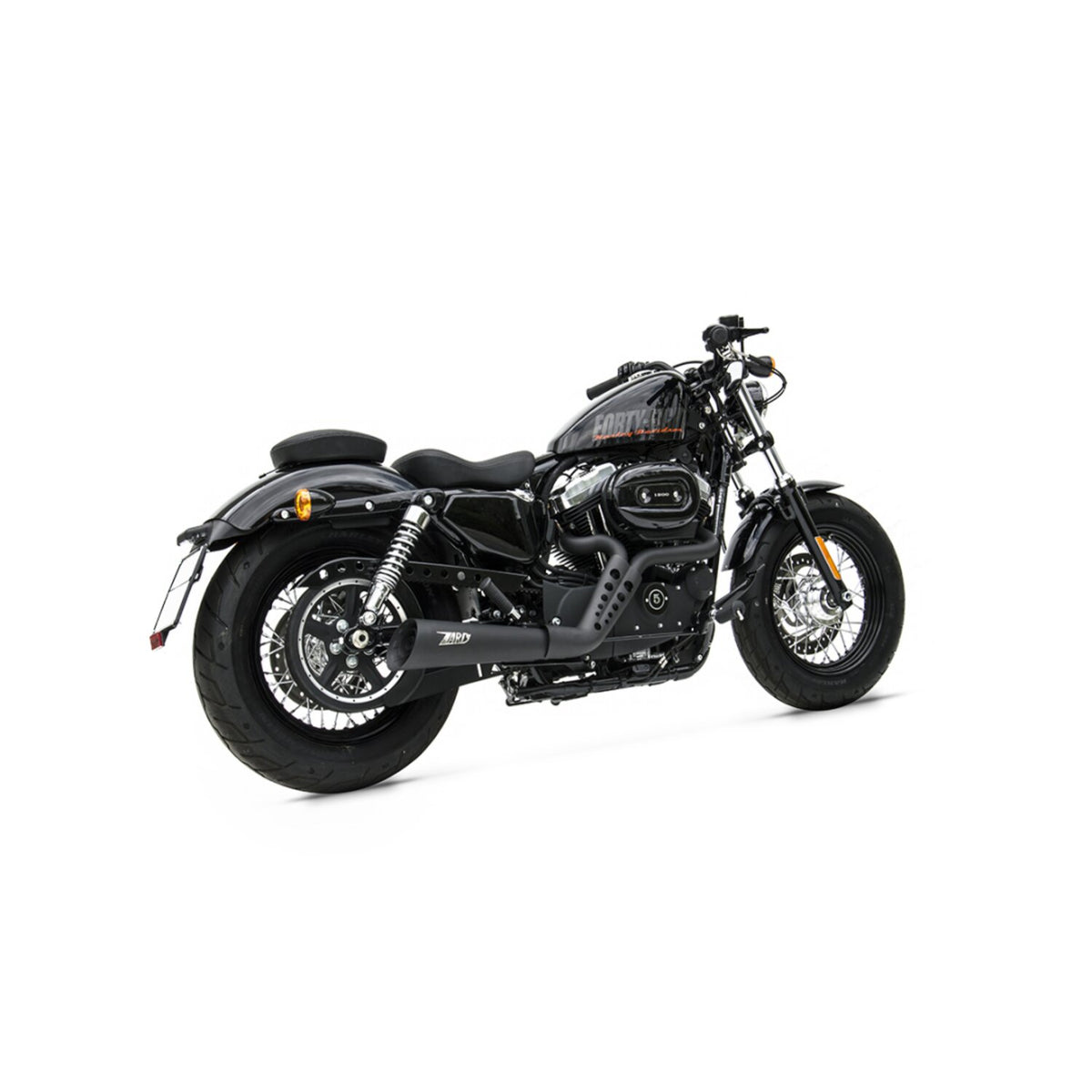 Zard, Sport 2-1 exhaust XL Sportster. Black