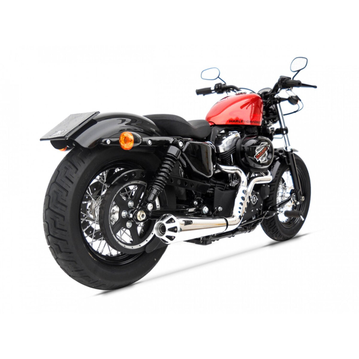 Zard, Sport 2-1 exhaust XL Sportster. Polished