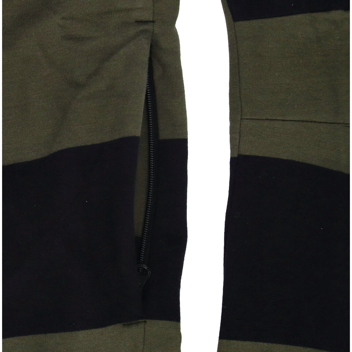 Roeg Shawn stripe sweatshirt army/black