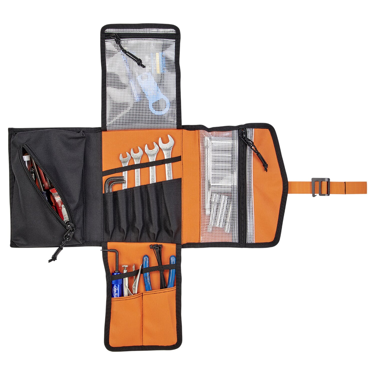 Biltwell, Exfil-0 2.0 tool roll. Black/orange