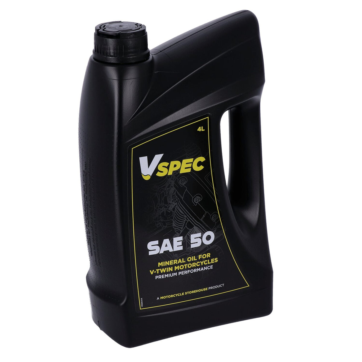 Vspec, SAE 50 (Mineral) motor oil. 4 liter bottle