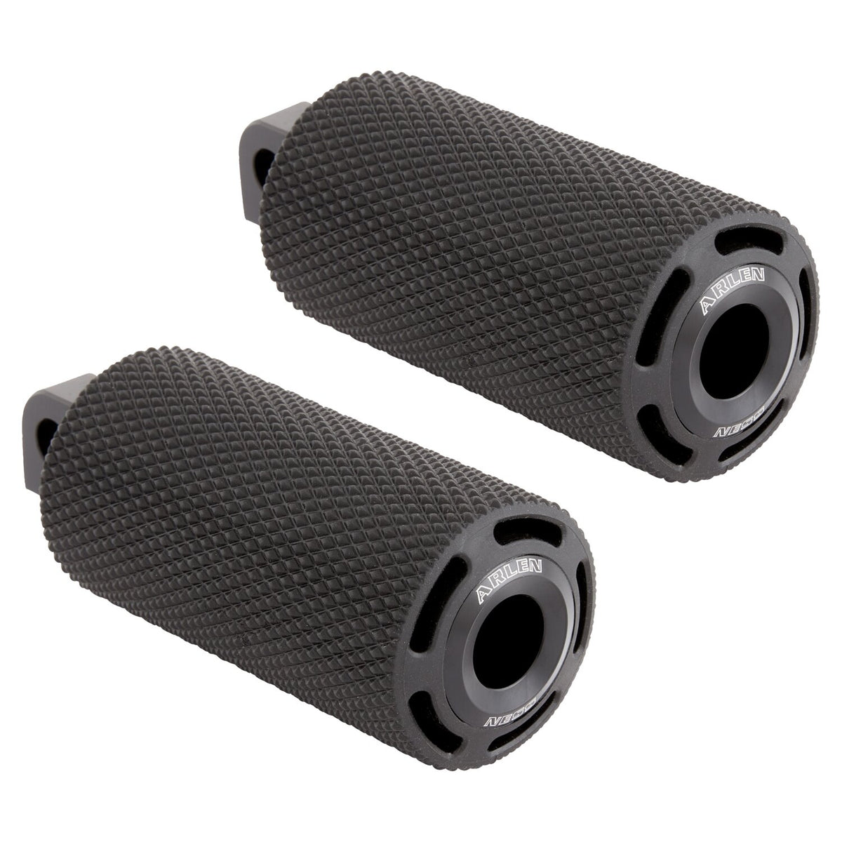 Arlen Ness, Cush footpegs. Black