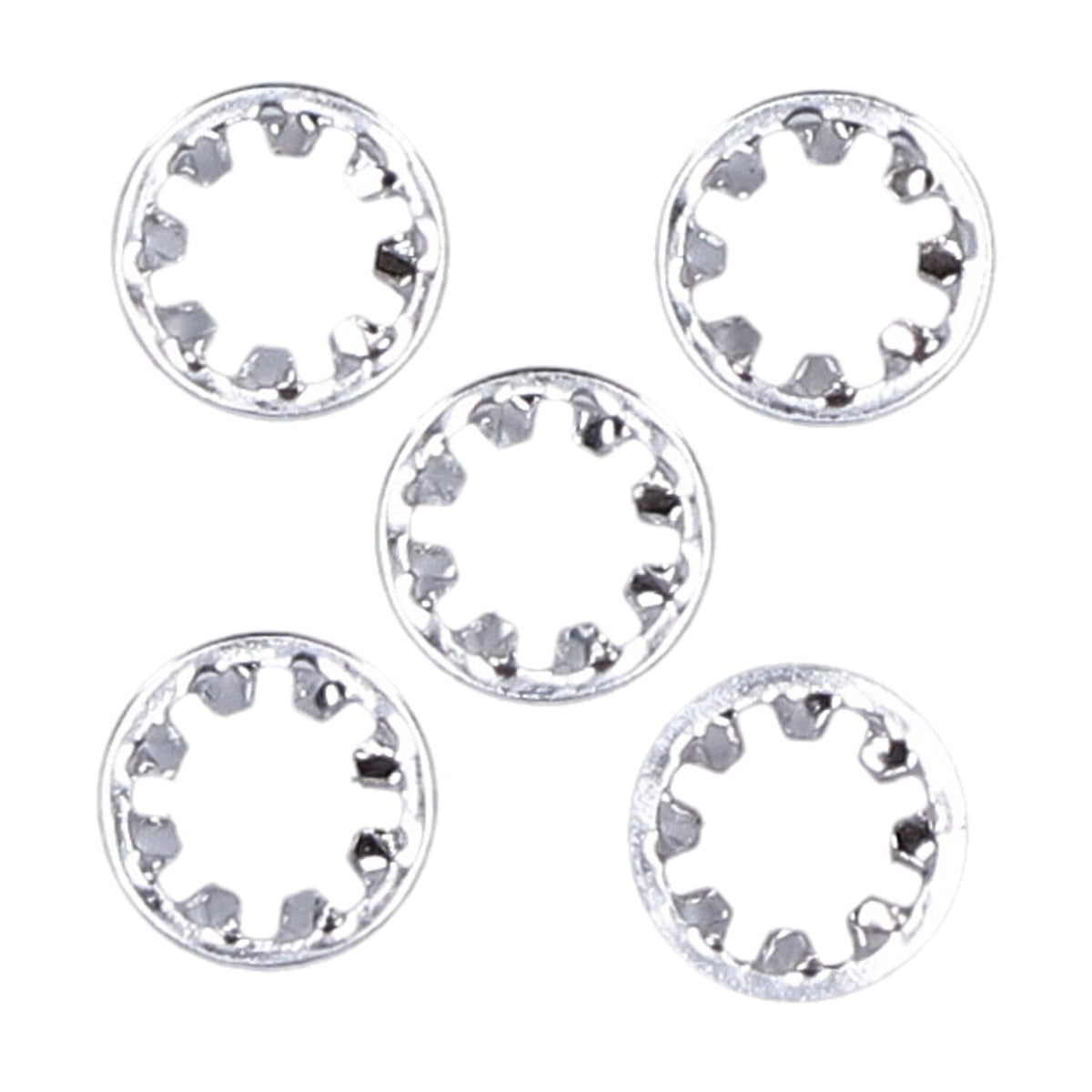 Chrome ext. lockwasher, 1/4 inch