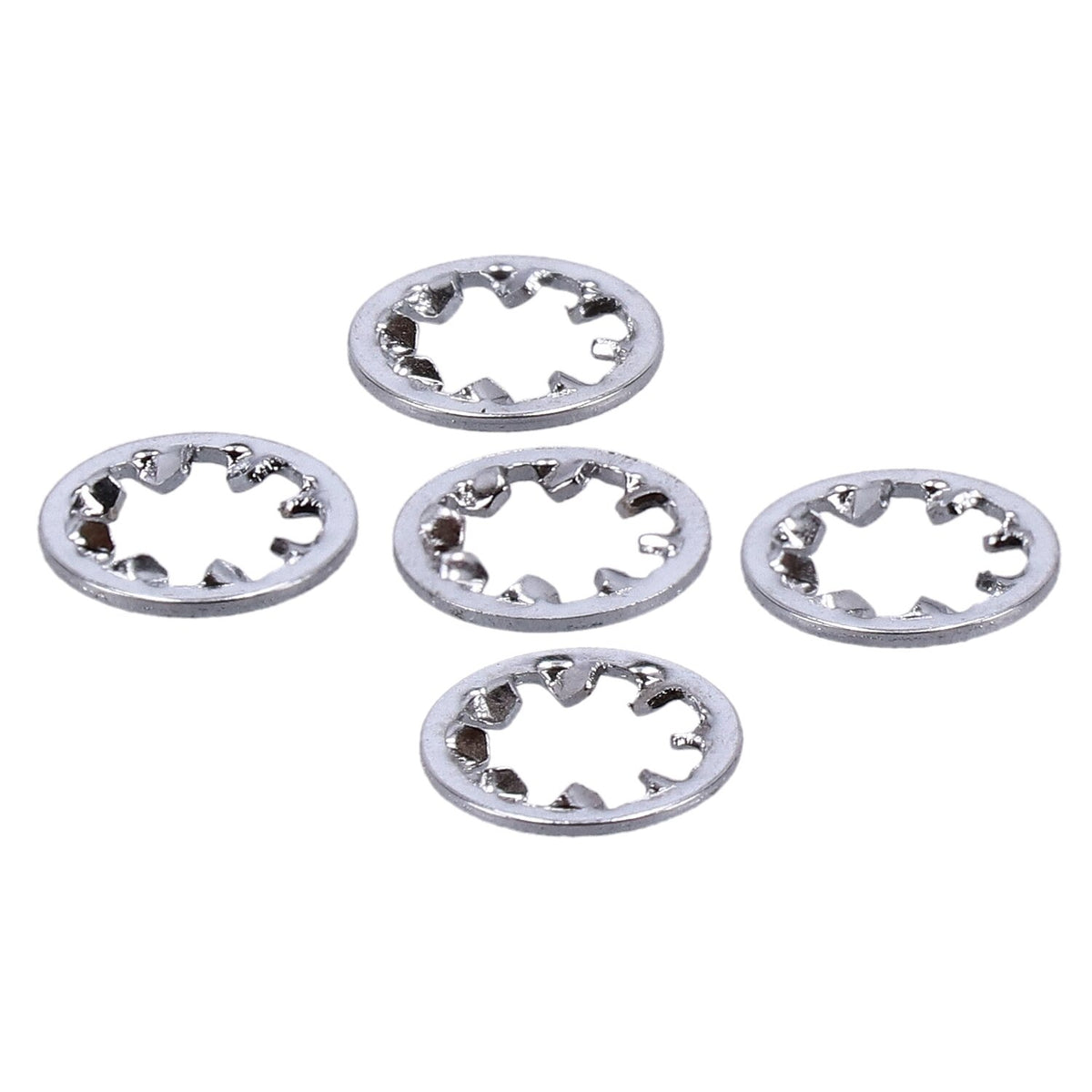 Chrome ext. lockwasher, 3/8 inch