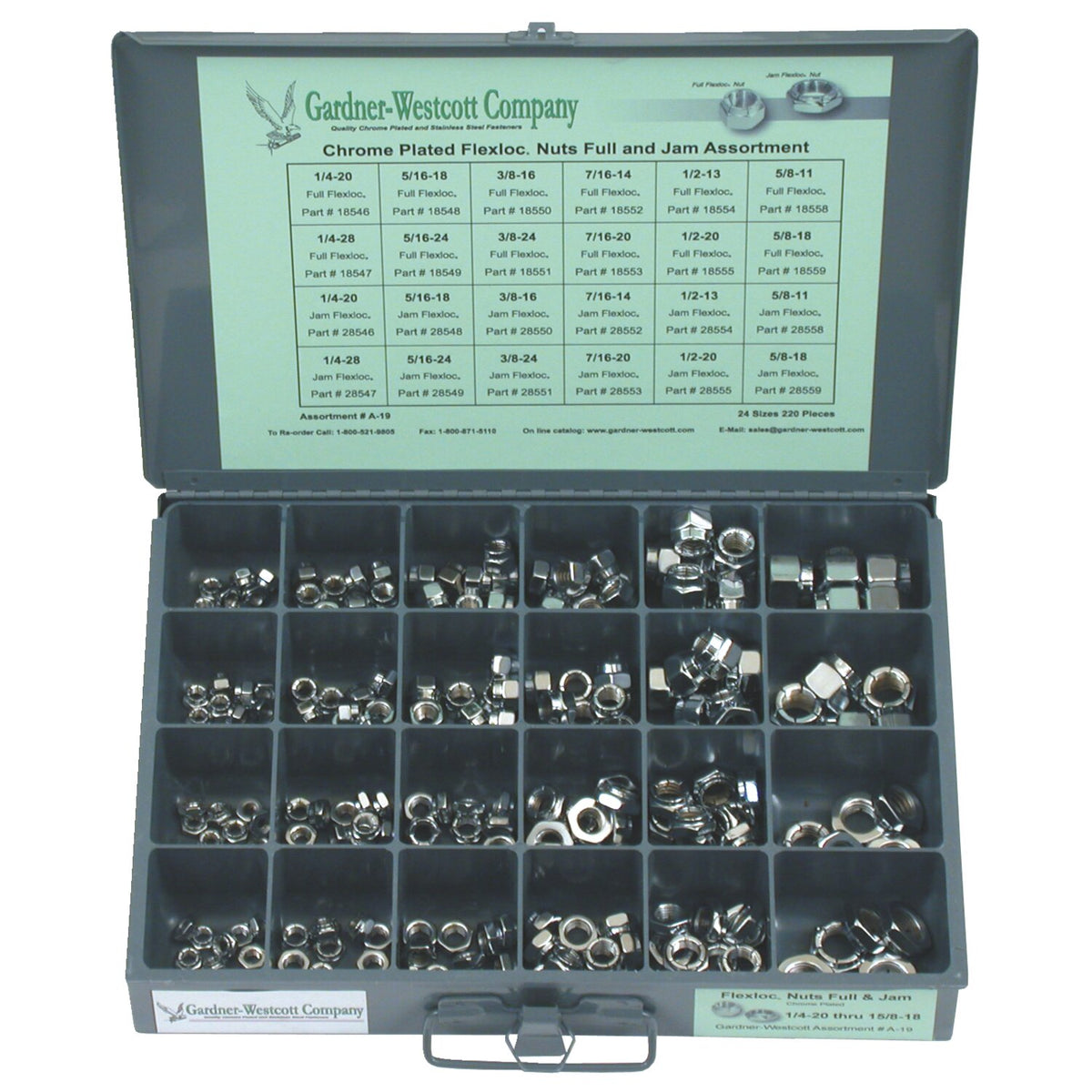 Flexloc nut assortment tray