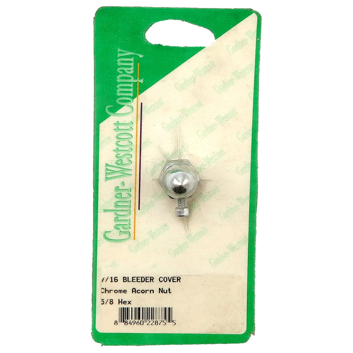 Hex bleeder cover acorn 7/16 inch