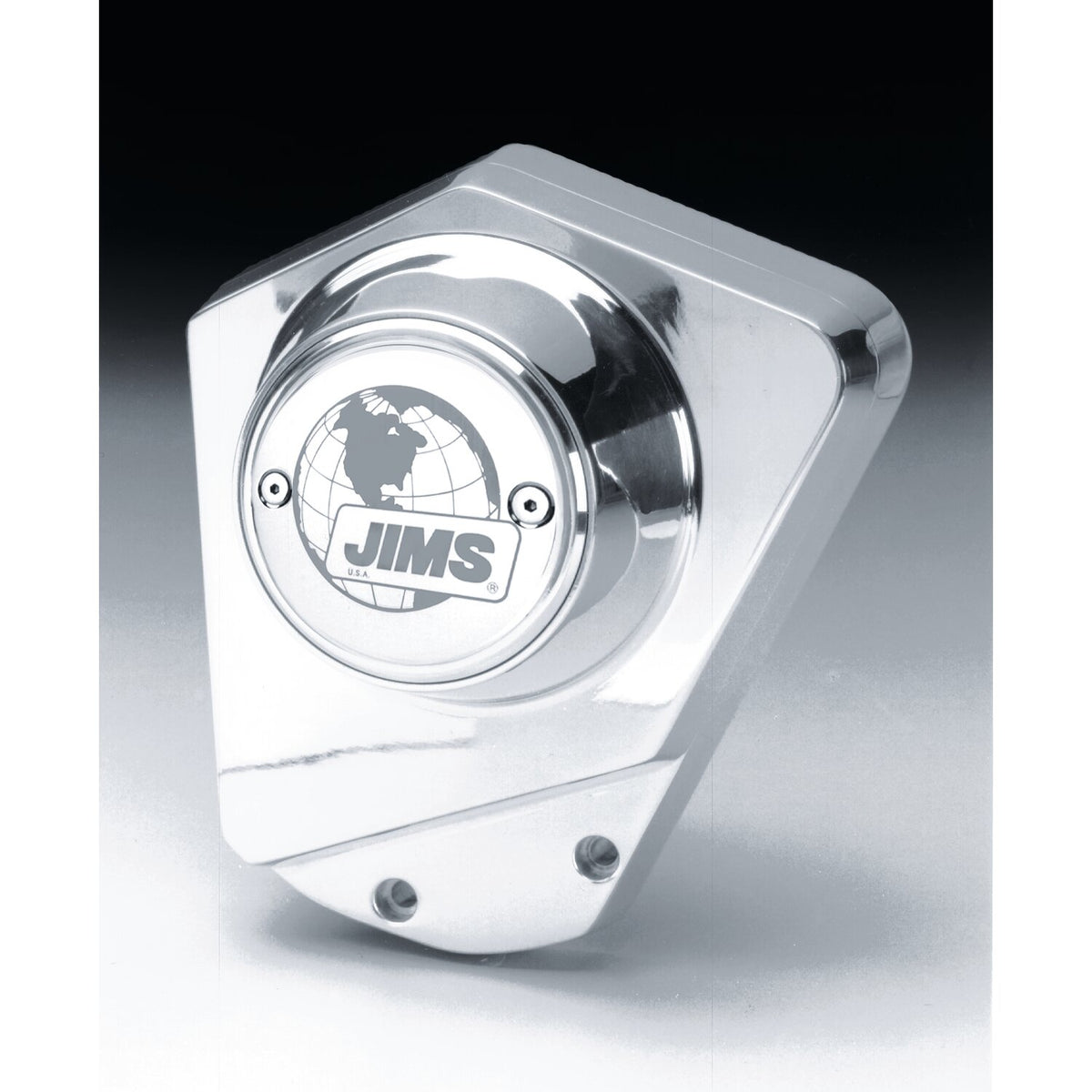 JIMS, 'A Cut Above' billet cam cover L73-92 B.T. Polished
