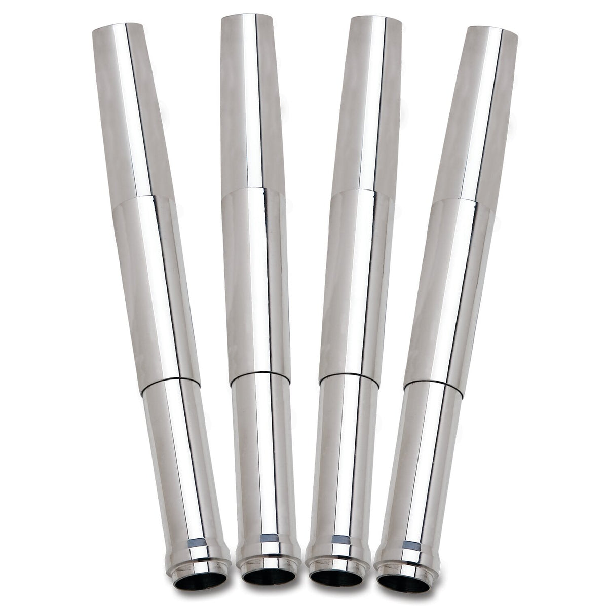 JIMS, billet 'A Cut Above' aluminum pushrod cover kit. Chr.