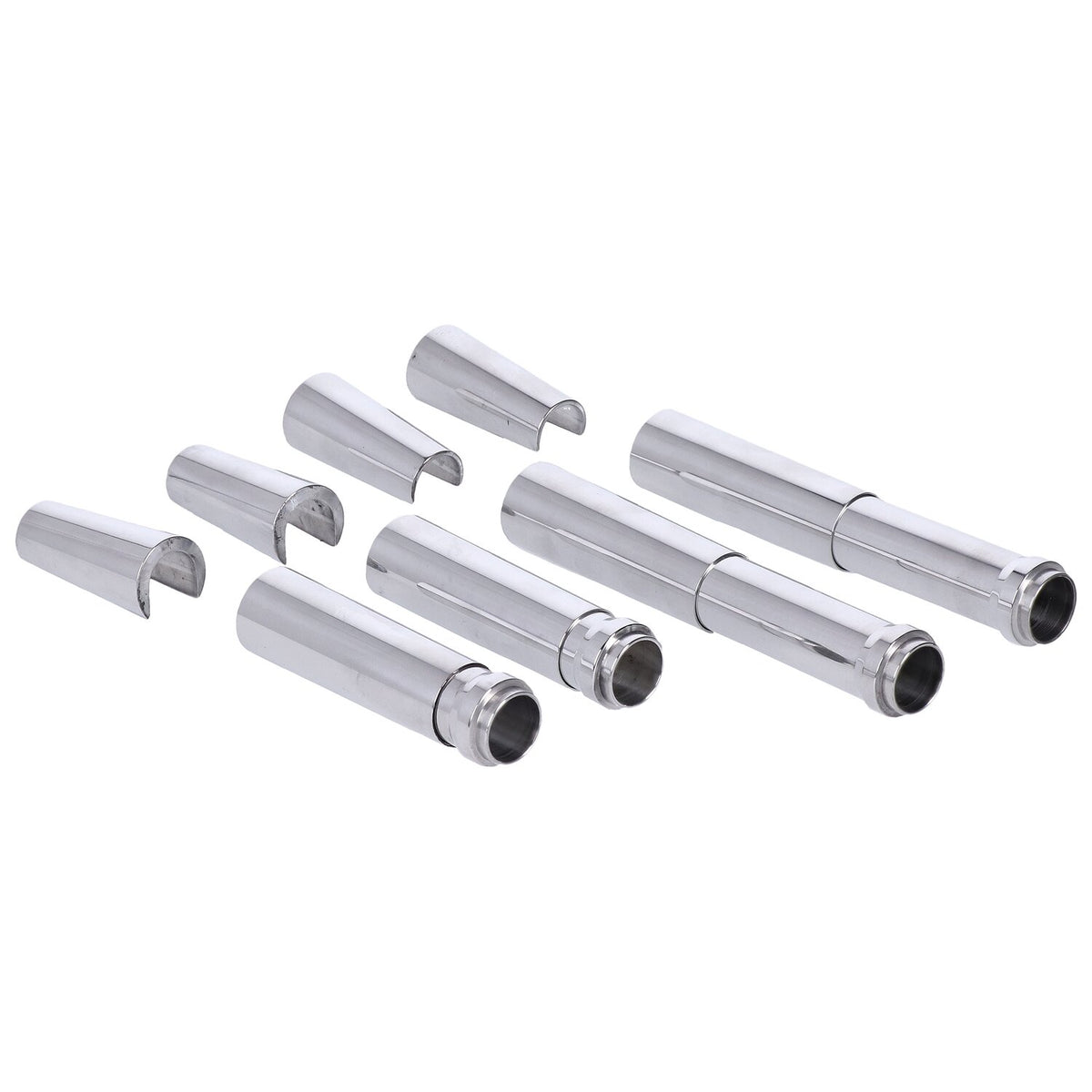 JIMS, billet 'A Cut Above' aluminum pushrod cover kit. Pol.