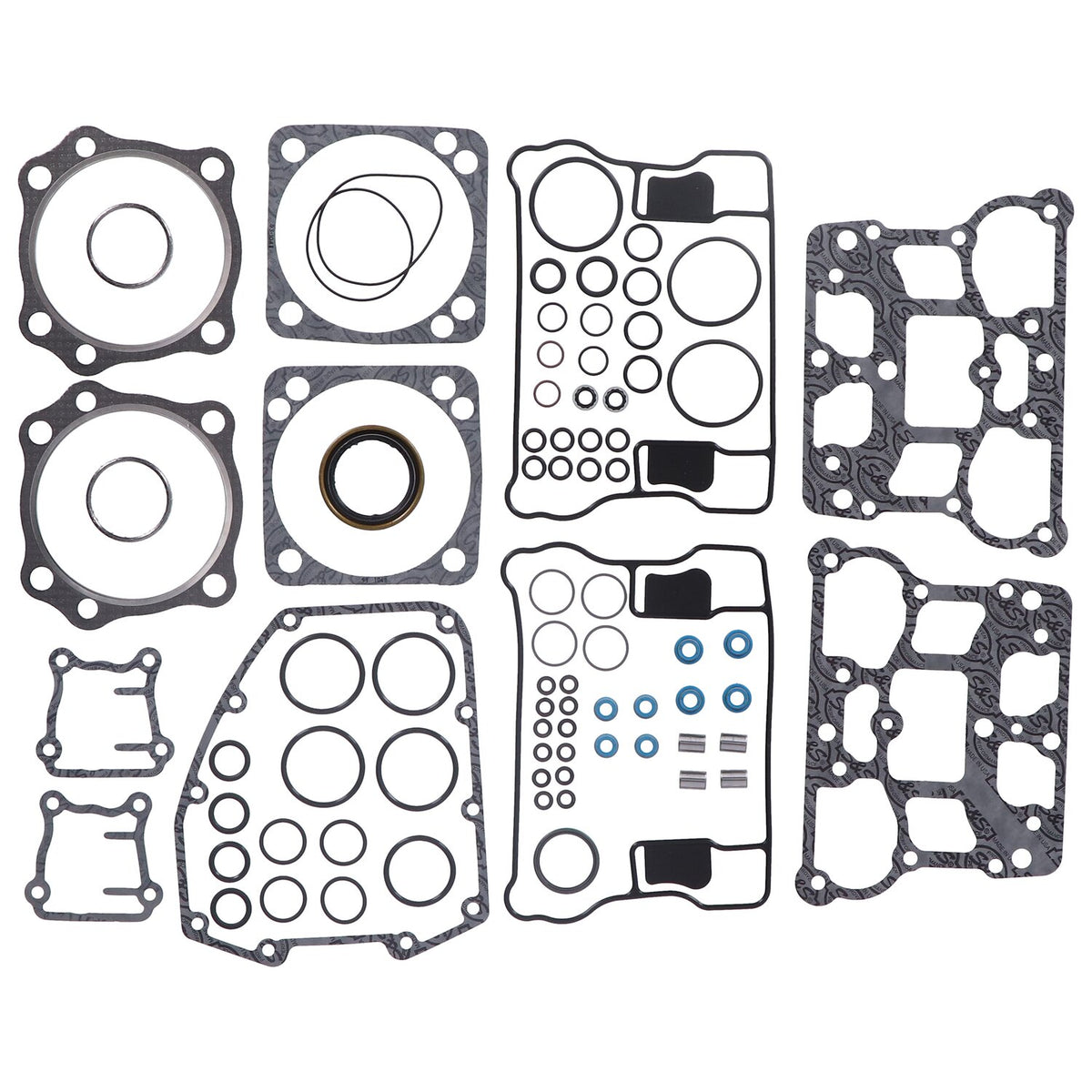 S&S, motor gasket set. 4-1/8" T-series (S&S bolt pattern)