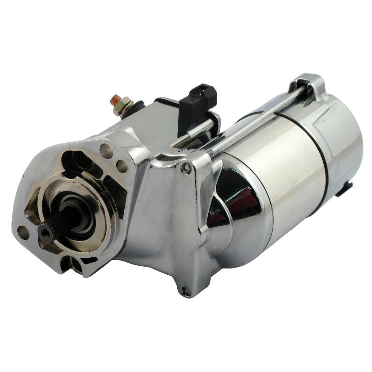 JIMS, high torque starter 1.8kW. Chrome