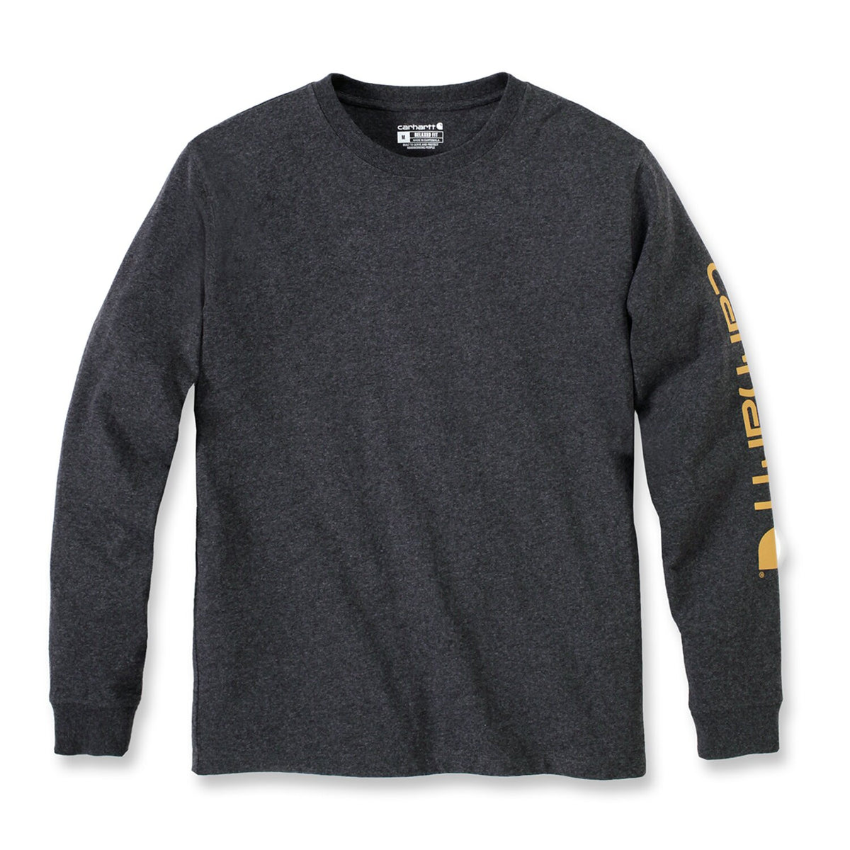Carhartt Sleeve logo long sleeve carbon heather