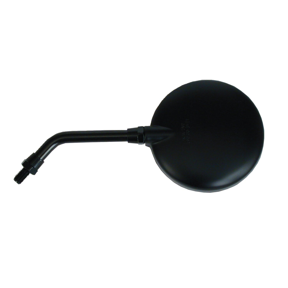 Texas mirror. Black, short stem. left side